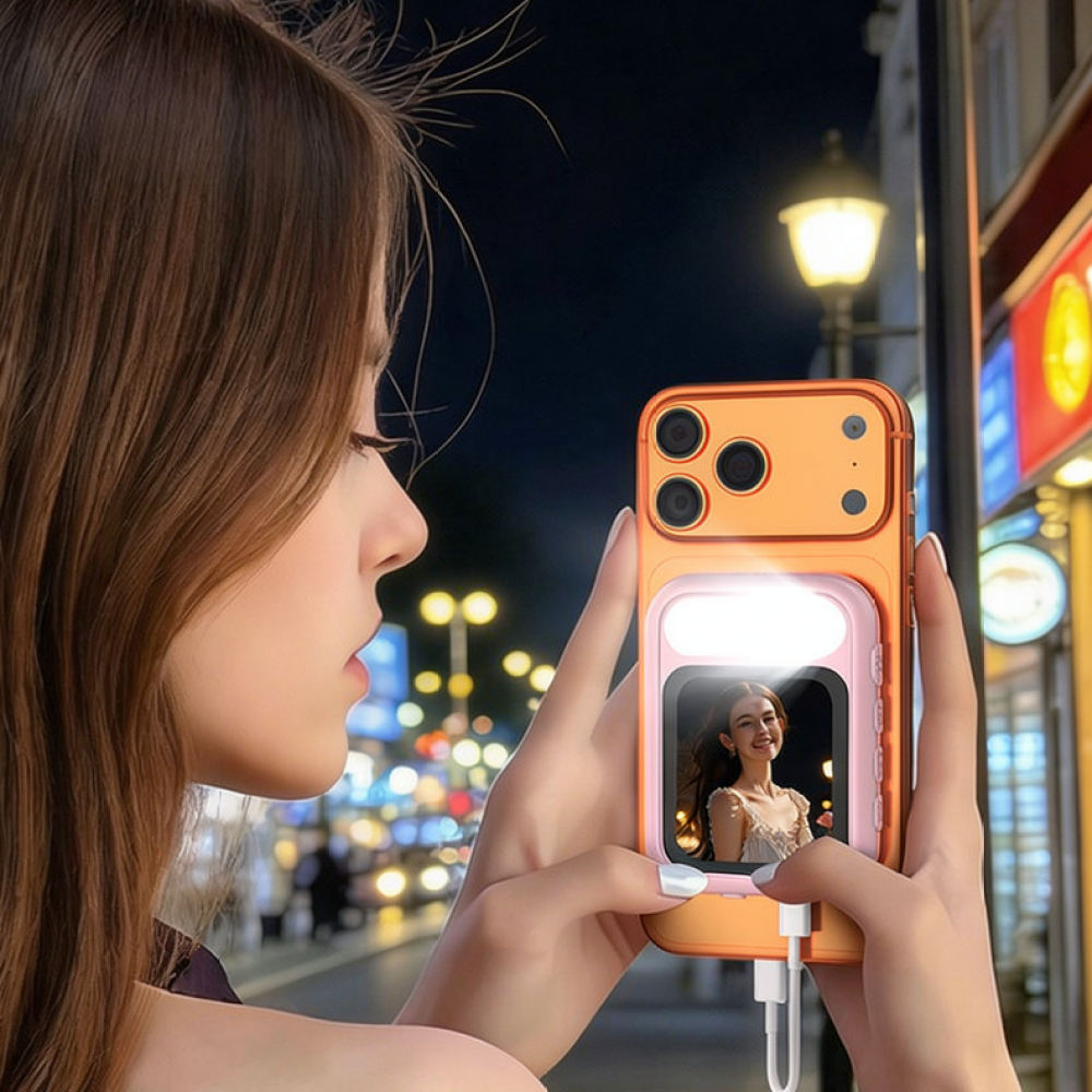 磁石で固定できるモバイル用フィルライト。ワイヤレスで画面を共 - Photography Videos Free のレビューと価格