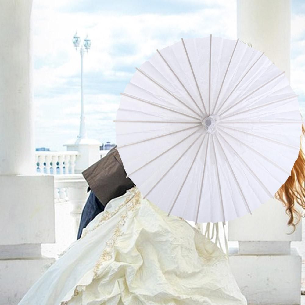直径20/30/40/60cmの紙傘 1個 伝統的な白いDI - Photography Umbrella のレビューと価格