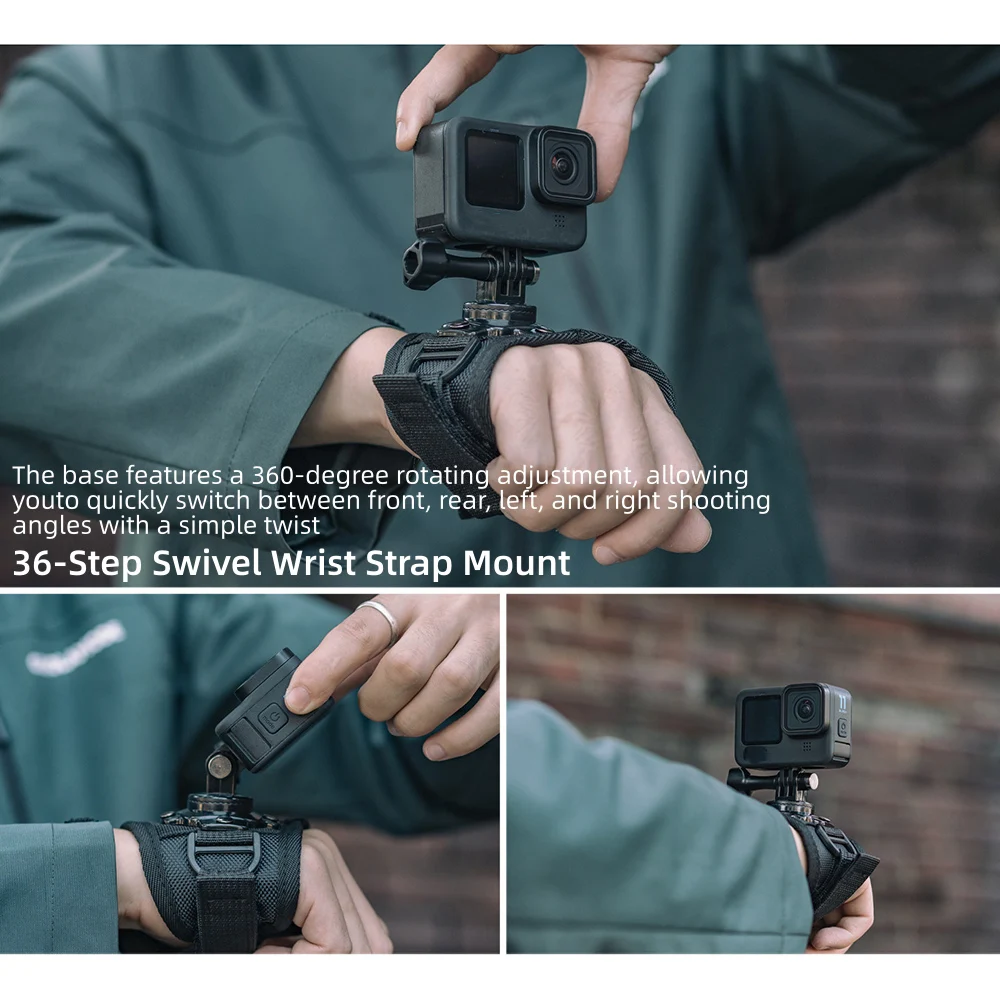 GoPro Hero 13用リストマウントストラップ、360 - Camera Wrist Strap のレビューと価格