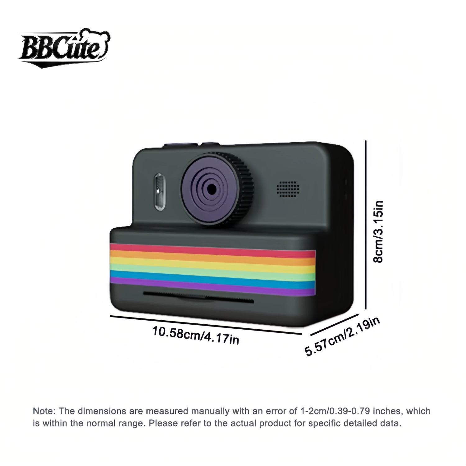 BBCute デジタル子供用カメラ。写真撮影、ミニプリンター - Photography Videos Free のレビューと価格