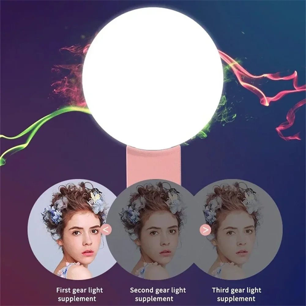 小型ポータブル自撮り用リングライト、LEDランプ、USB充電 - Photography Videos Free のレビューと価格