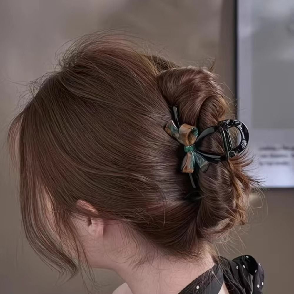 ファッションアクリルヘアクリップ アンバーヘアアクセサリー  - Photography Geometry のレビューと価格